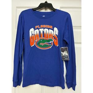 Florida Gators Long Sleeve T-Shirt Youth XL 14/16 Blue NCAA Team Athletics NWT